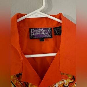 Jimi Hendrix Vintage Dragonfly Clothing co Button Down Club Shirt Axis Bold XL